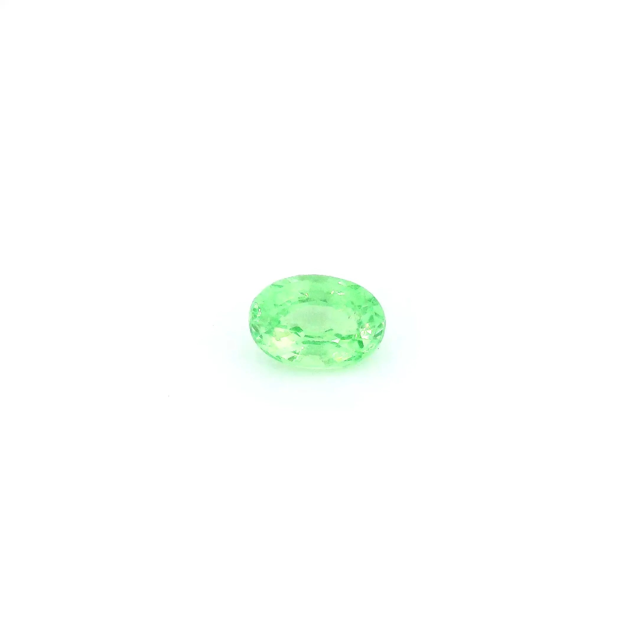0.42ct Oval Natural Garnet (Colour Green, Clarity Slightly Included, Cut Faceted)
