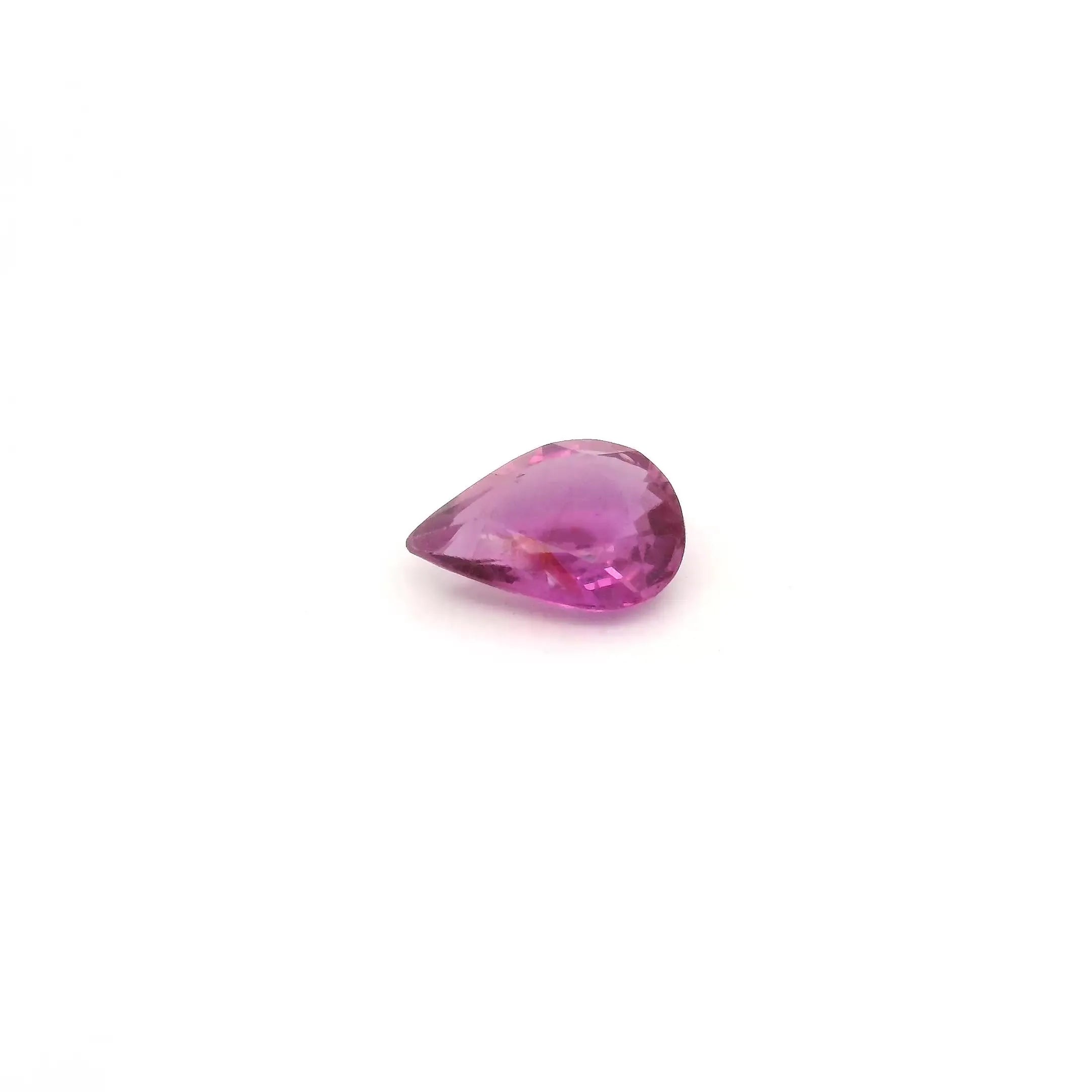 0.54ct Pear Natural Ruby (Colour Red, Clarity Slightly Included, Cut Faceted)