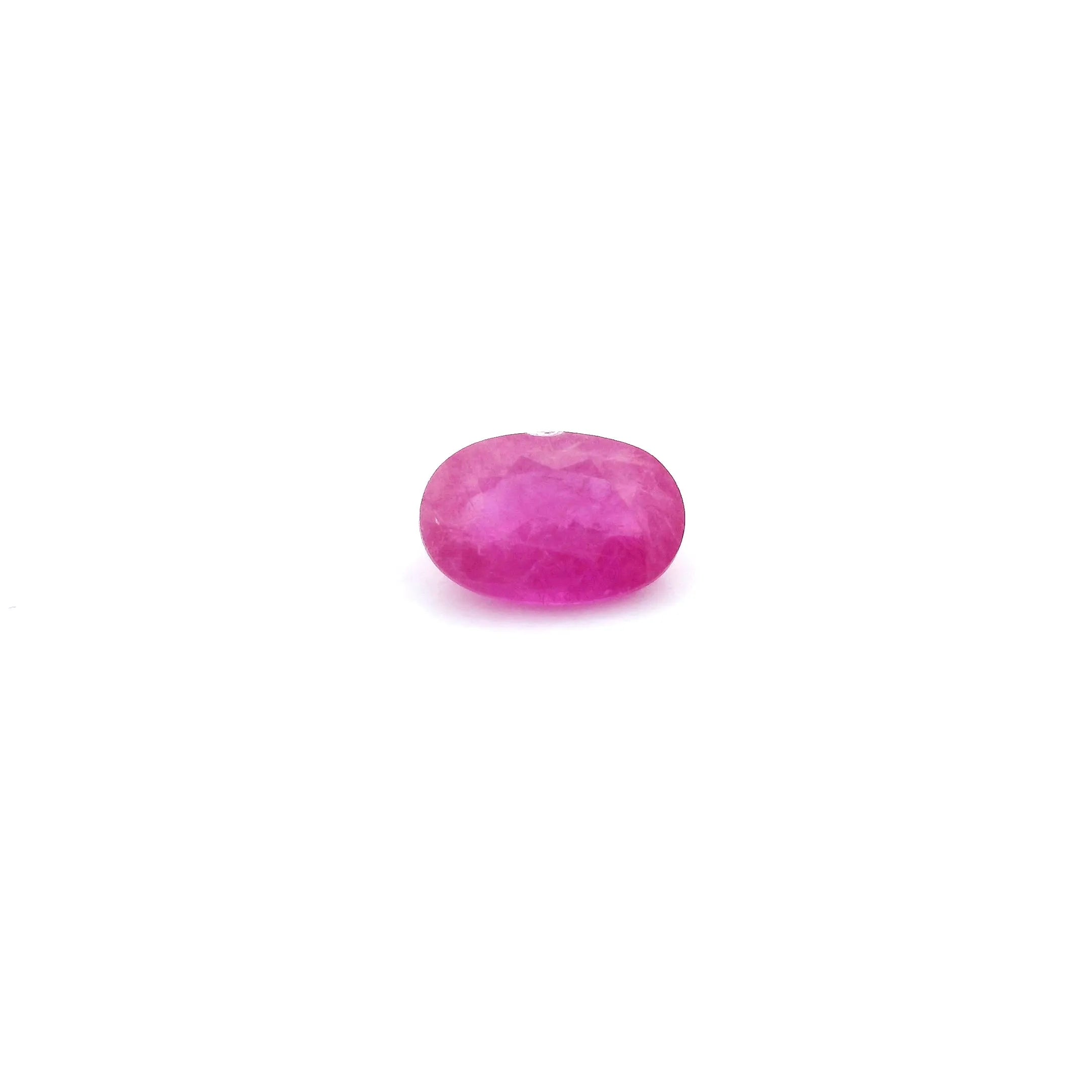 0.57ct Oval Natural Ruby (Colour Red, Clarity Moderately Included, Cut Faceted)