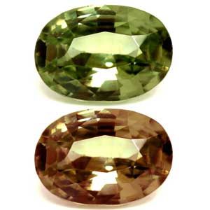 0.74ct Oval Natural Alexandrite (Colour Green, Clarity Eye Clean, Cut Faceted)