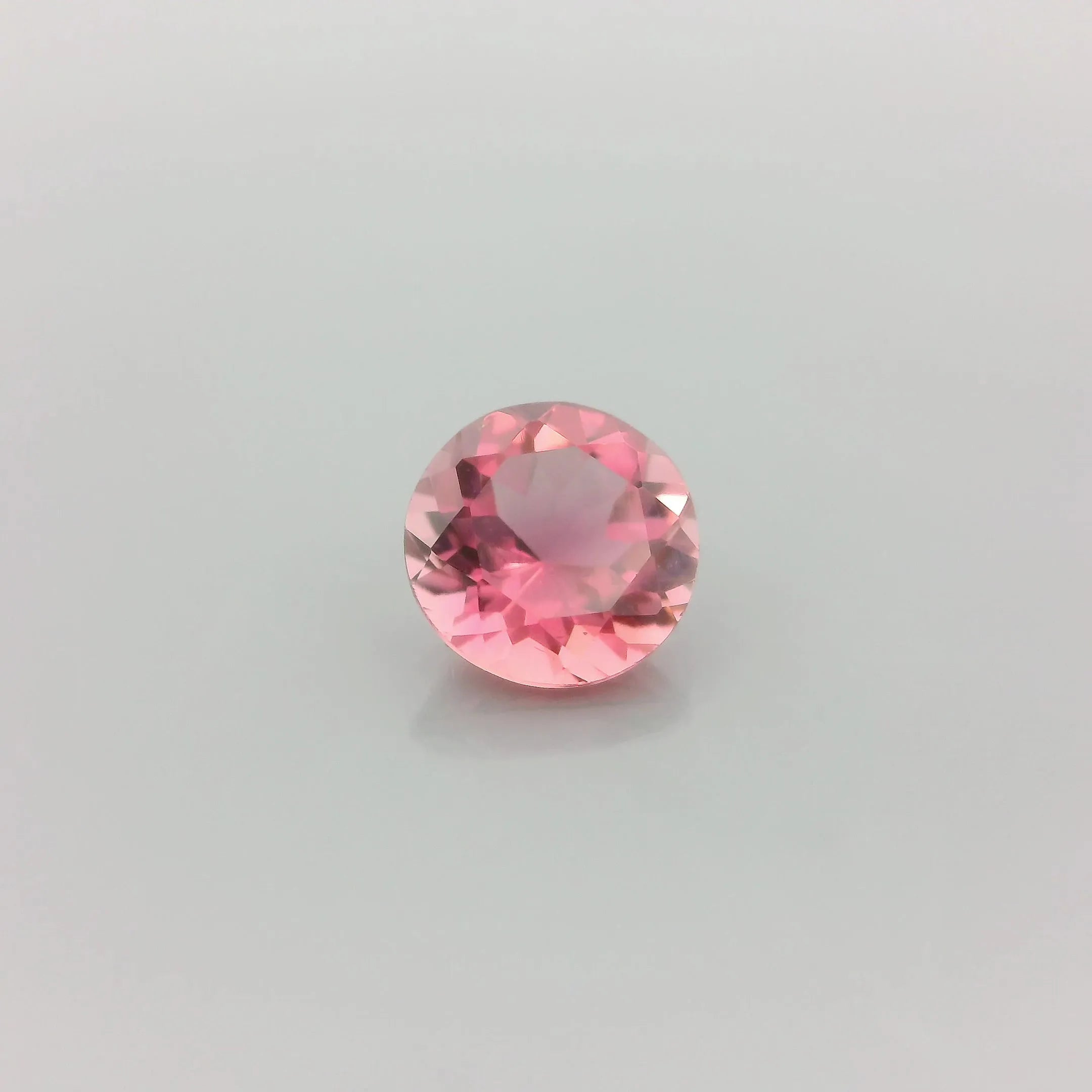 0.75ct Round Natural Tourmaline (Colour Pink, Clarity Eye Clean, Cut Faceted)