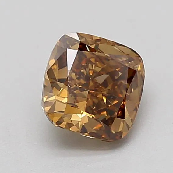 1.04ct Cushion modified Lab Grown Diamond (Colour Fancy Brown, Clarity VVS2, IGI Certified)