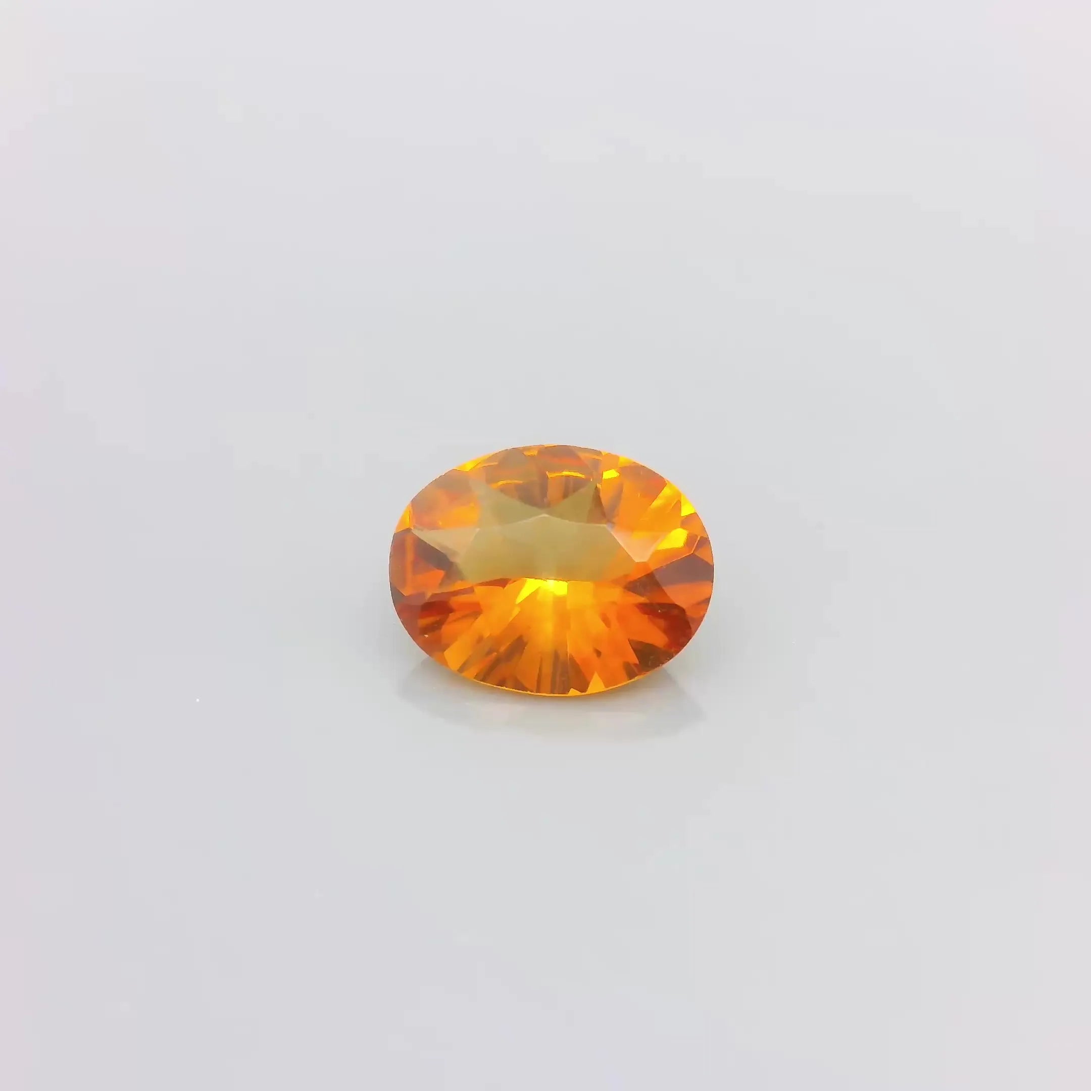 1.28ct Oval Natural Citrine (Colour Yellow, Clarity Eye Clean, Cut Faceted)