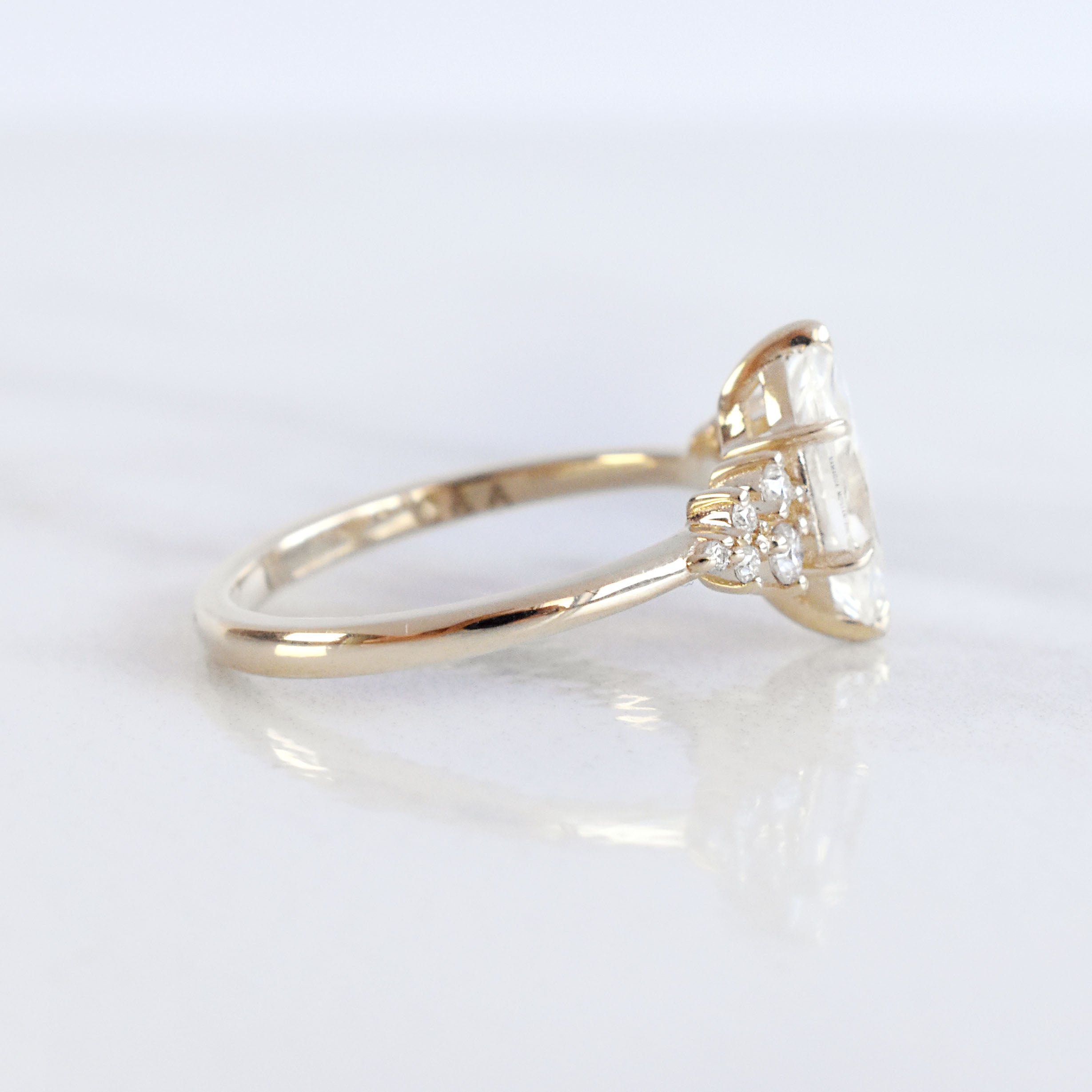 Marquise Snowdrift Ring