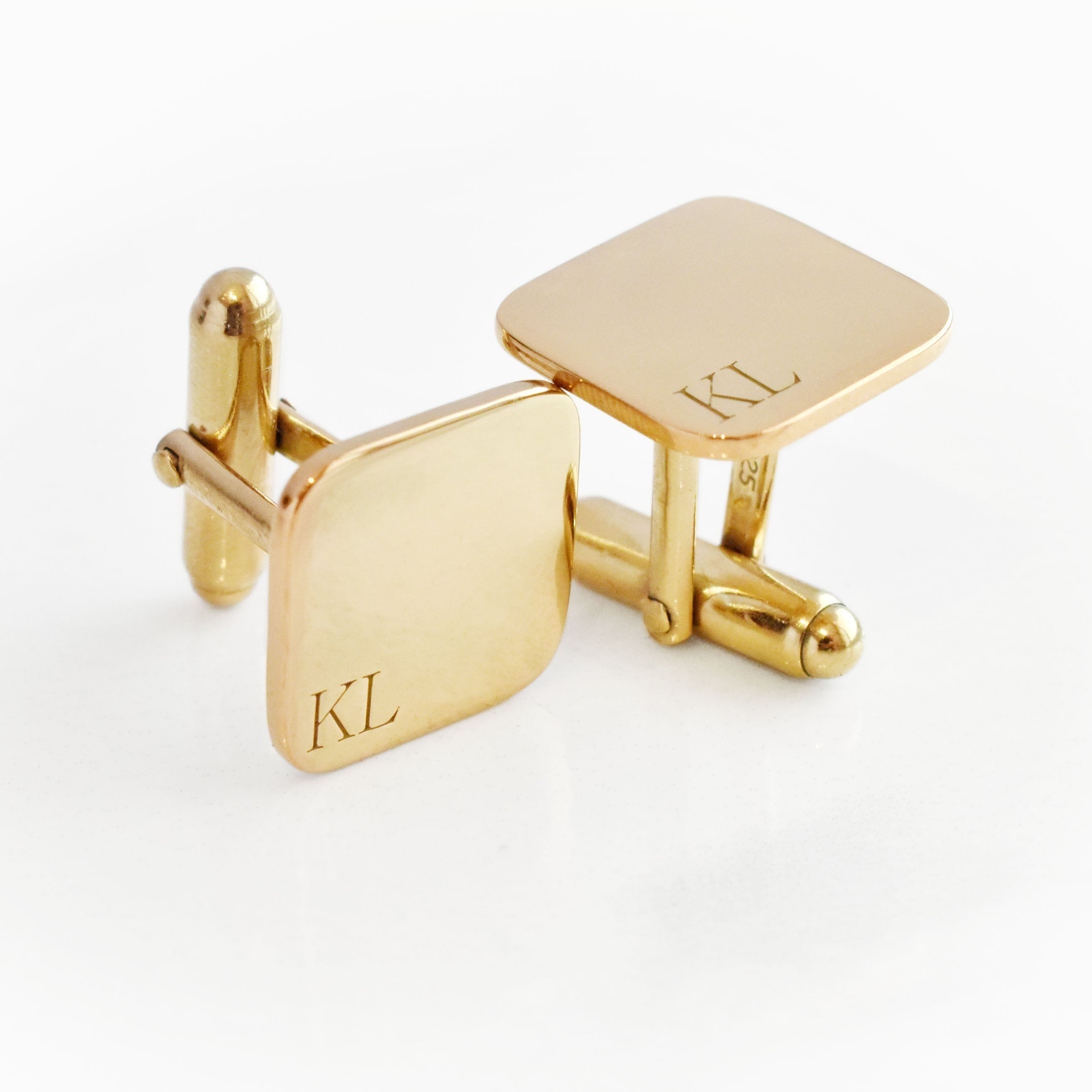 Square Rounded Cufflinks