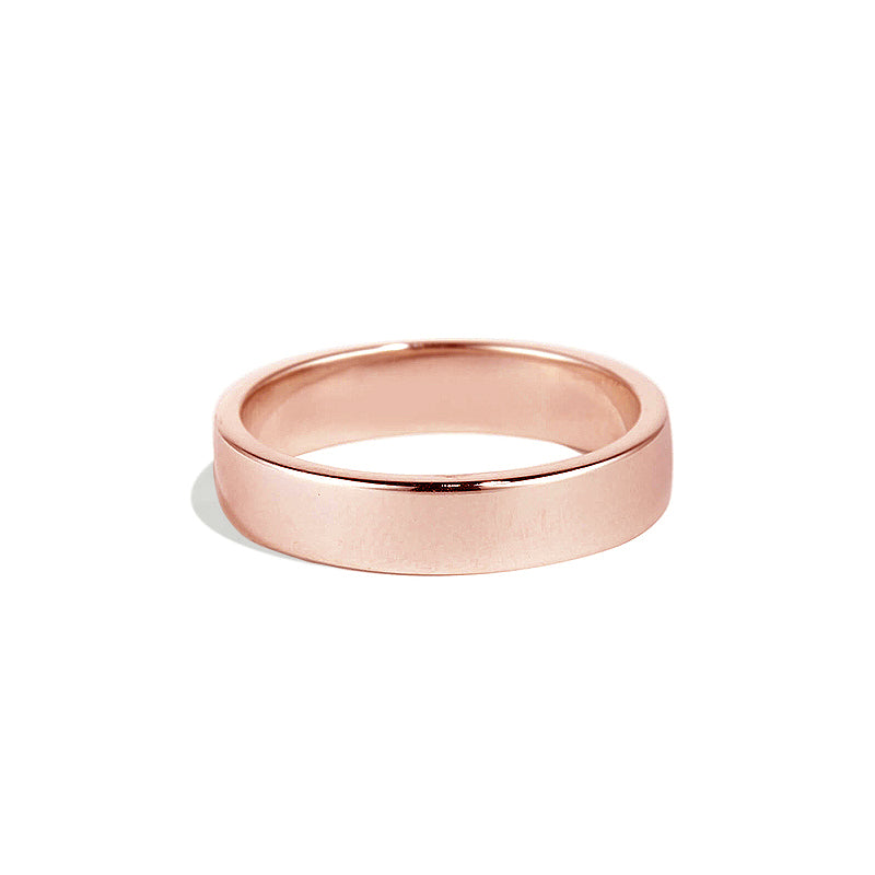 Rose Gold Flat Band - 9ct