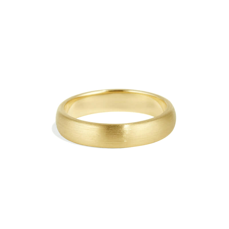 Yellow Gold Half Round Band - 9ct