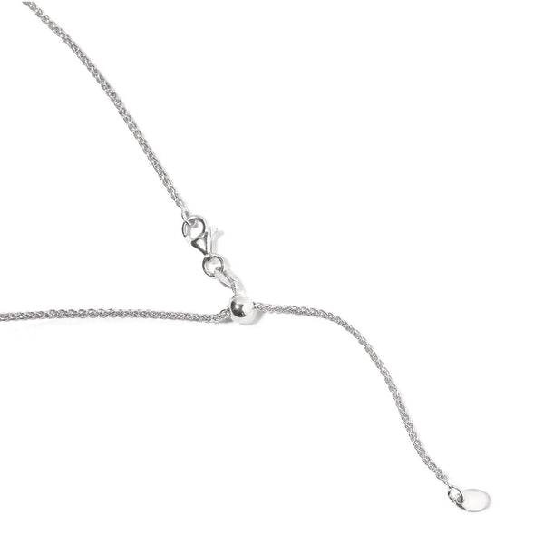 Sterling Silver Extendable Wheat Chain