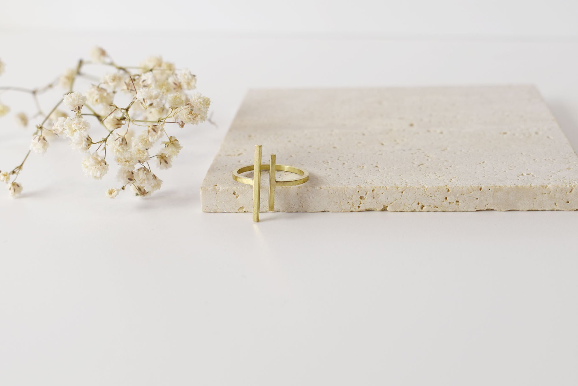 Double Flat Bar Ring