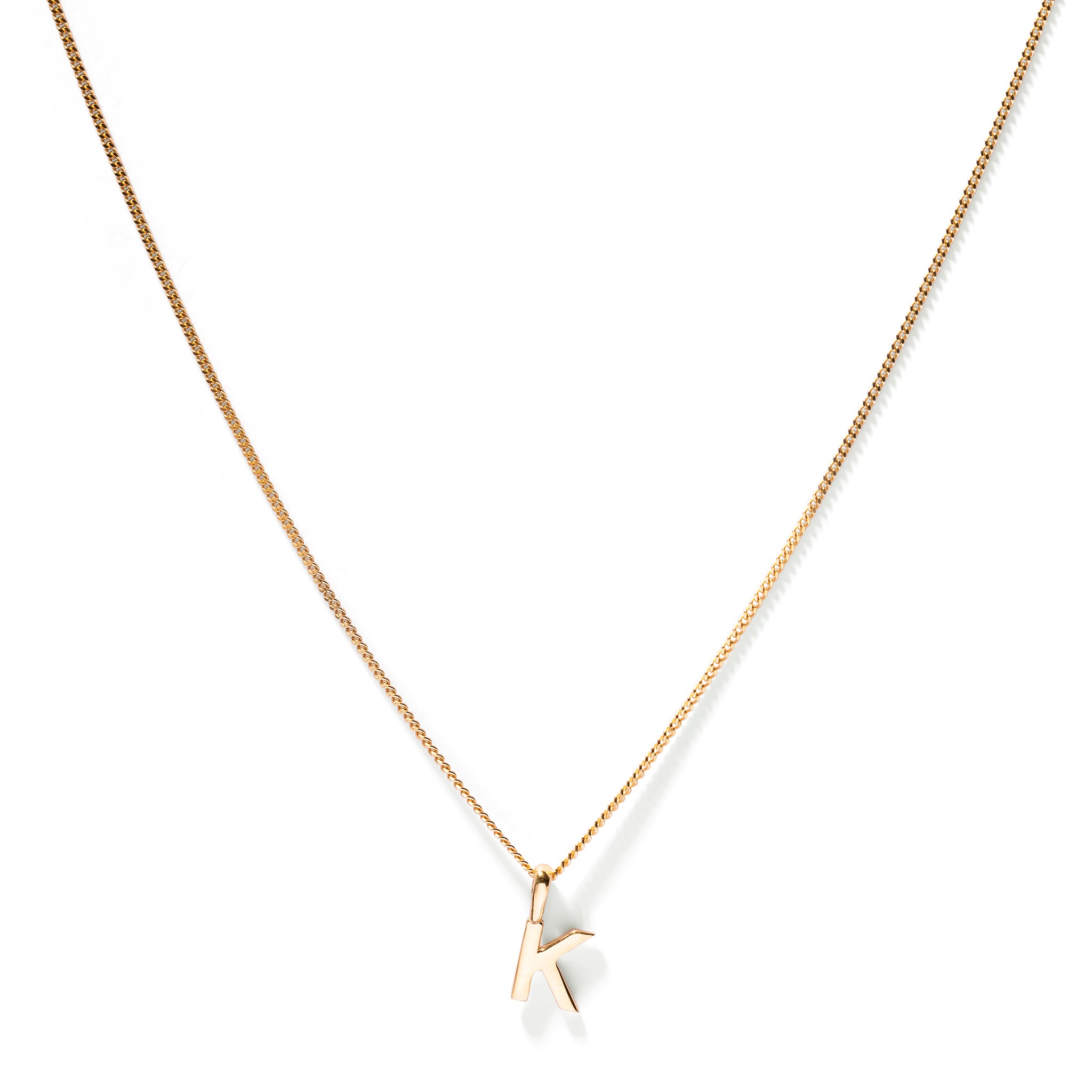 Gold Initial Necklace