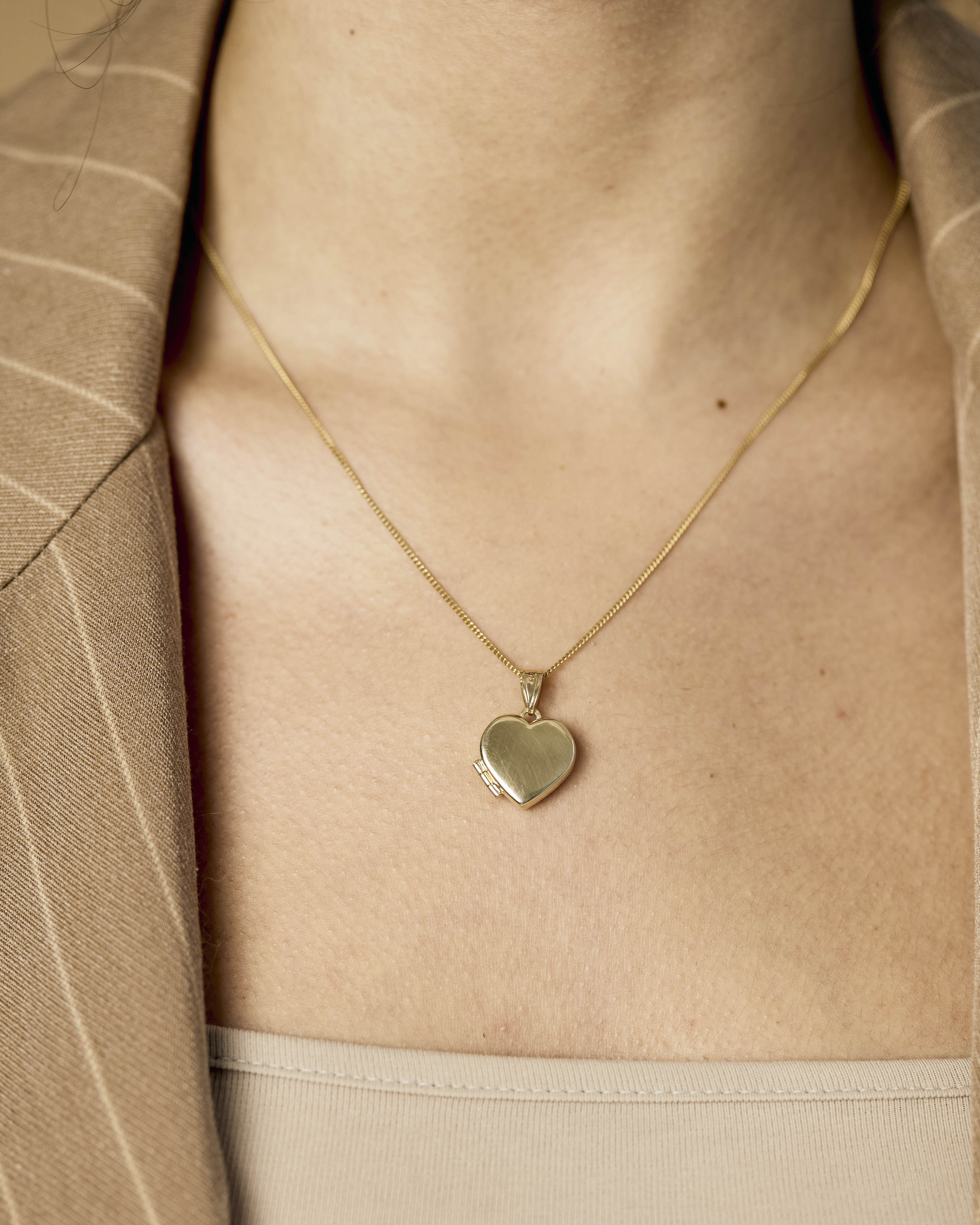 Gold Heart Locket