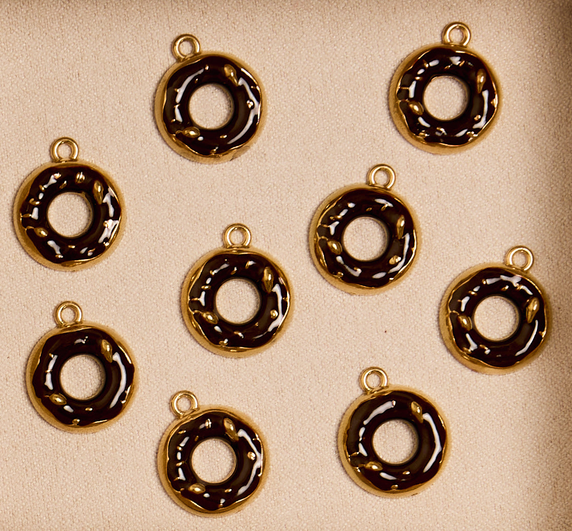 Chocolate Donut charm