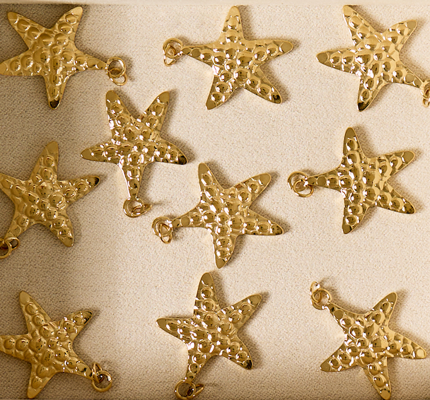 Textured Starfish Charm