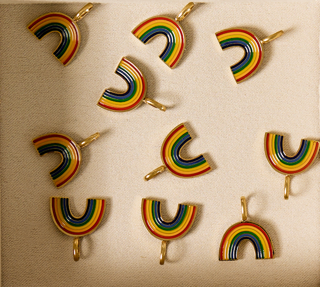 Colorful Rainbow charm