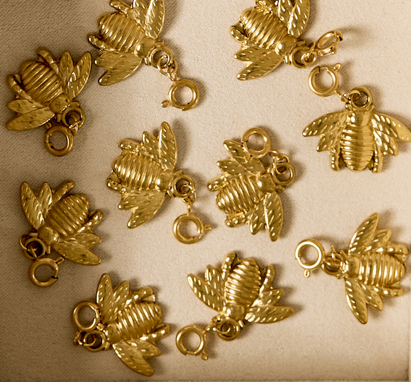 Gold Bee Charm