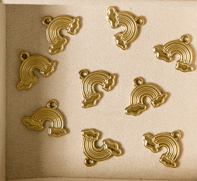 Gold Rainbow Charm