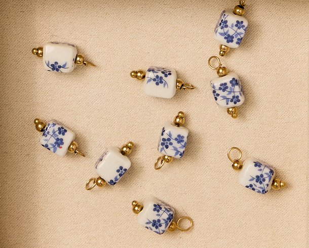 Square Blossom Charm