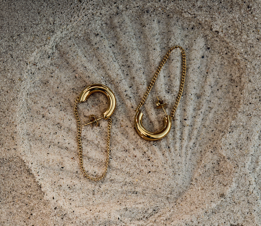 Chain Hoop Earrings
