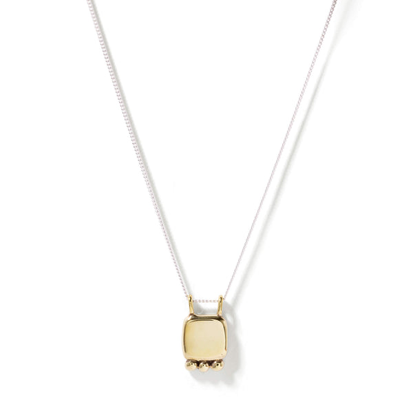 Three Dot Square Necklace
