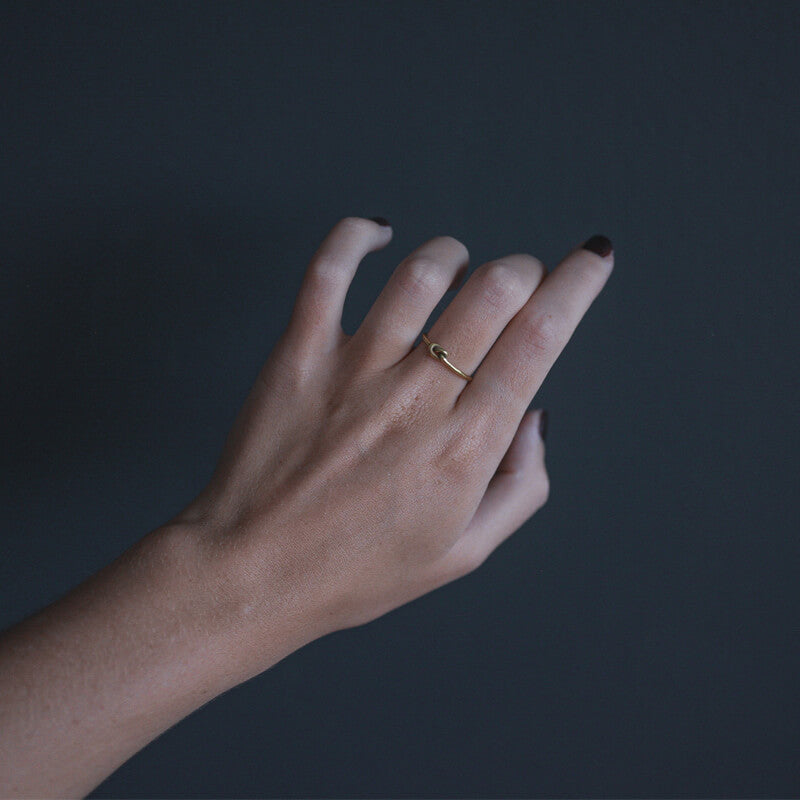 Brass Knot Ring