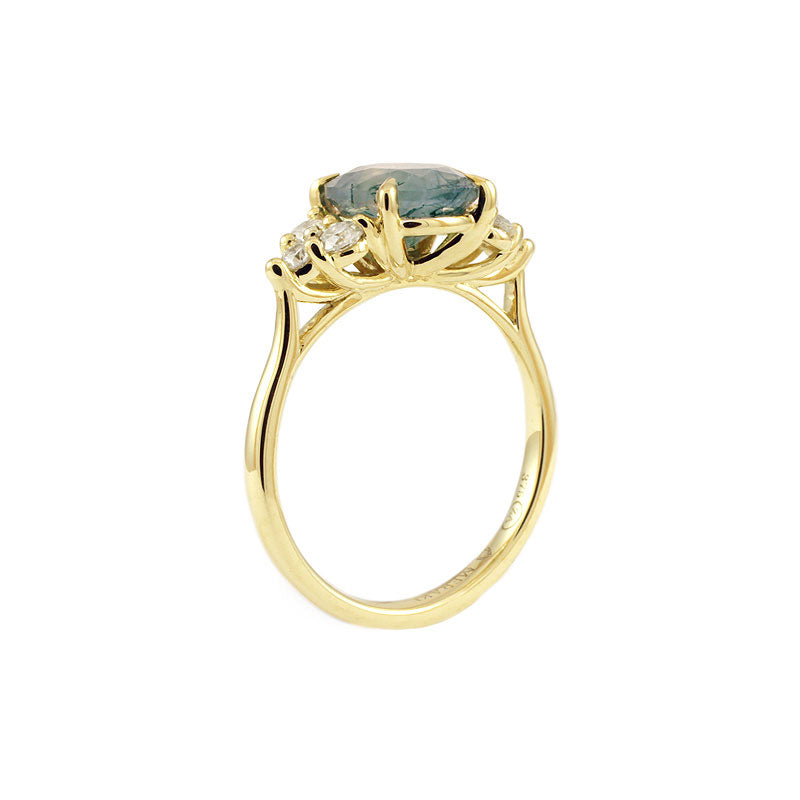 Ivy Moss Agate Ring - Price On Request