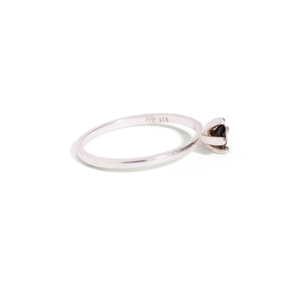 Silver Claw Stacking Ring