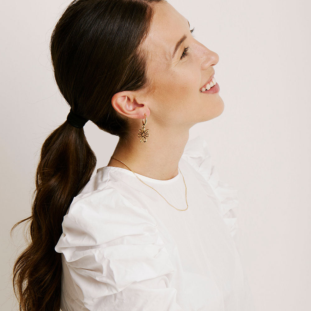 Daisy Hoops - Ready to ship