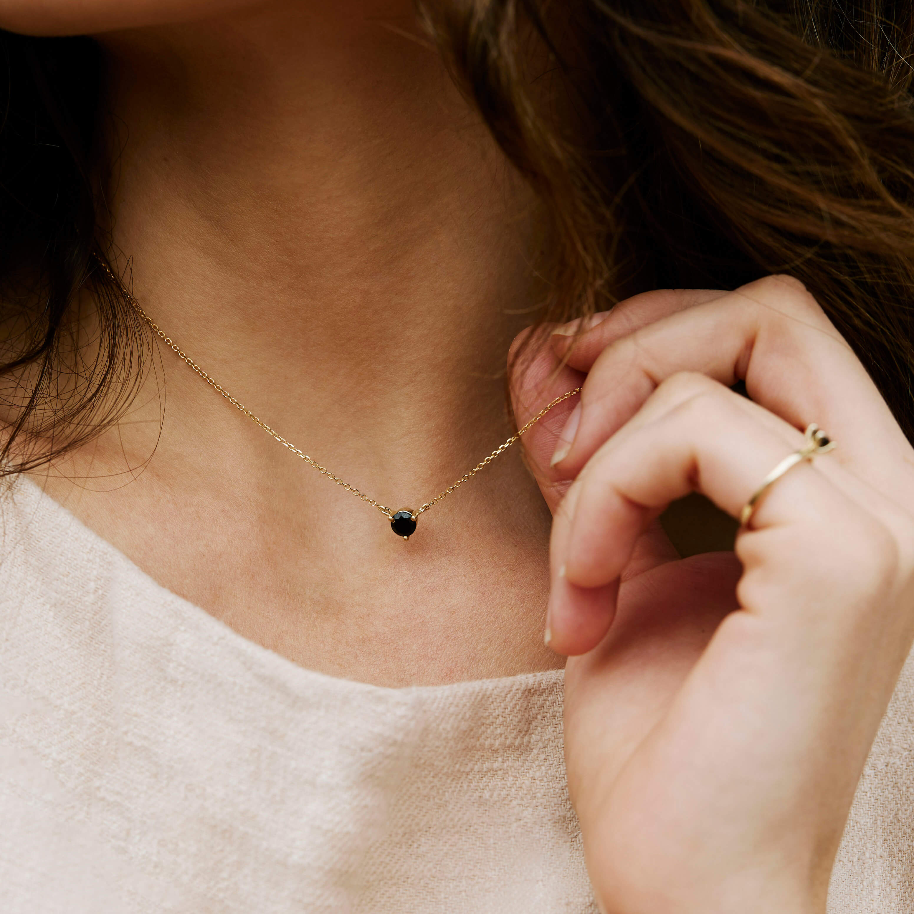 Single Stone Necklace