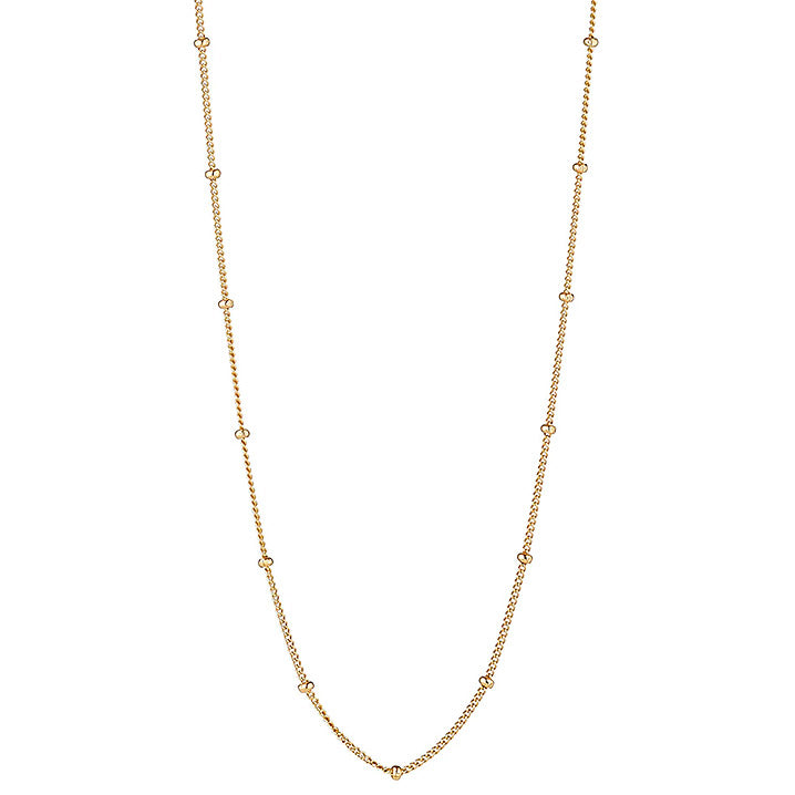 Yellow Gold Beaded Chain
