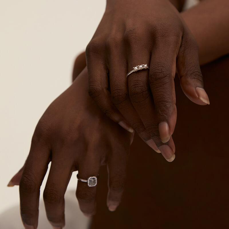 Trio Pearl Ring