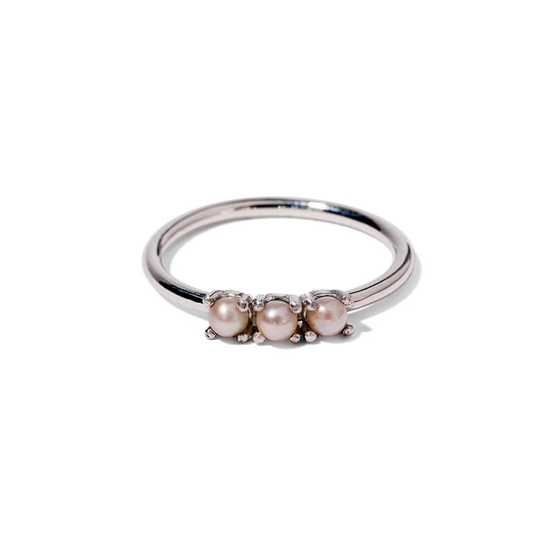 Trio Pearl Ring