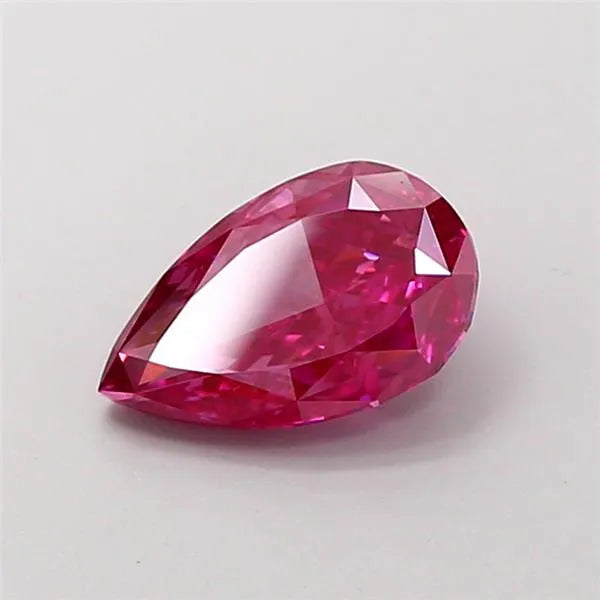 0.45ct Pear Lab Grown Diamond (Colour Fancy Vivid Purple, Clarity VS1, Uncertified)