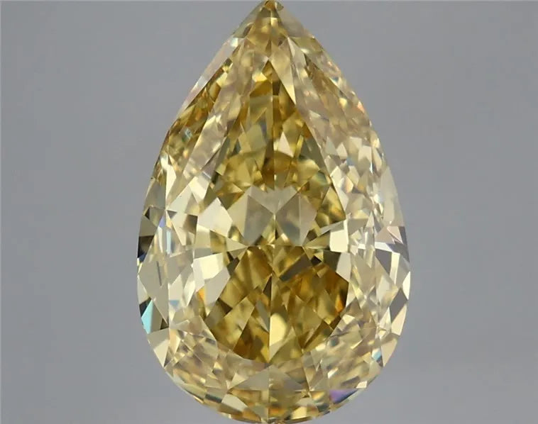 5.35ct Pear Lab Grown Diamond (Colour Fancy Intense Yellow, Clarity VVS2, IGI Certified)