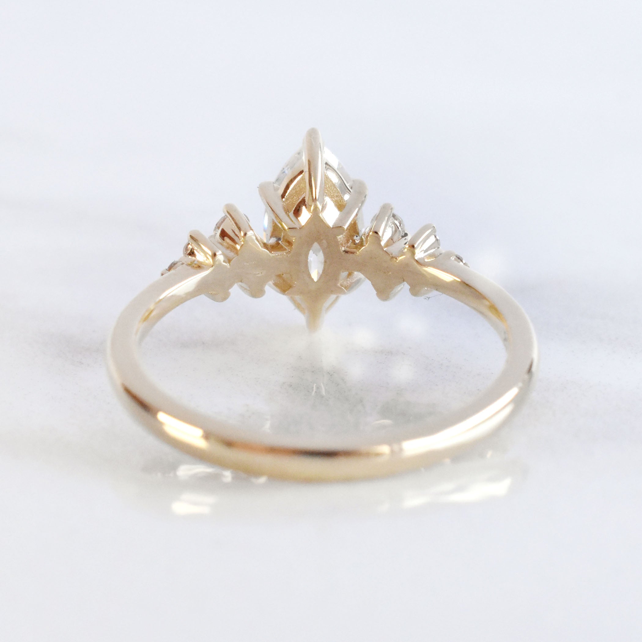 Marquise Snowdrift Ring