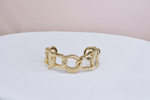 chunky Chain Cuff Bracelet
