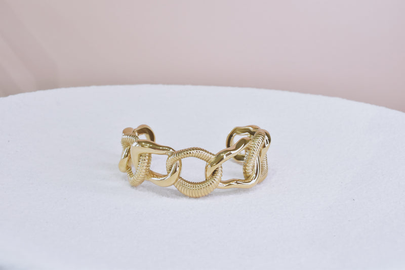 chunky Chain Cuff Bracelet