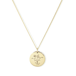 Gold Bouquet Necklace