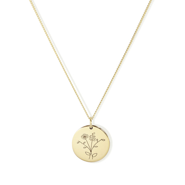 Gold Bouquet Necklace