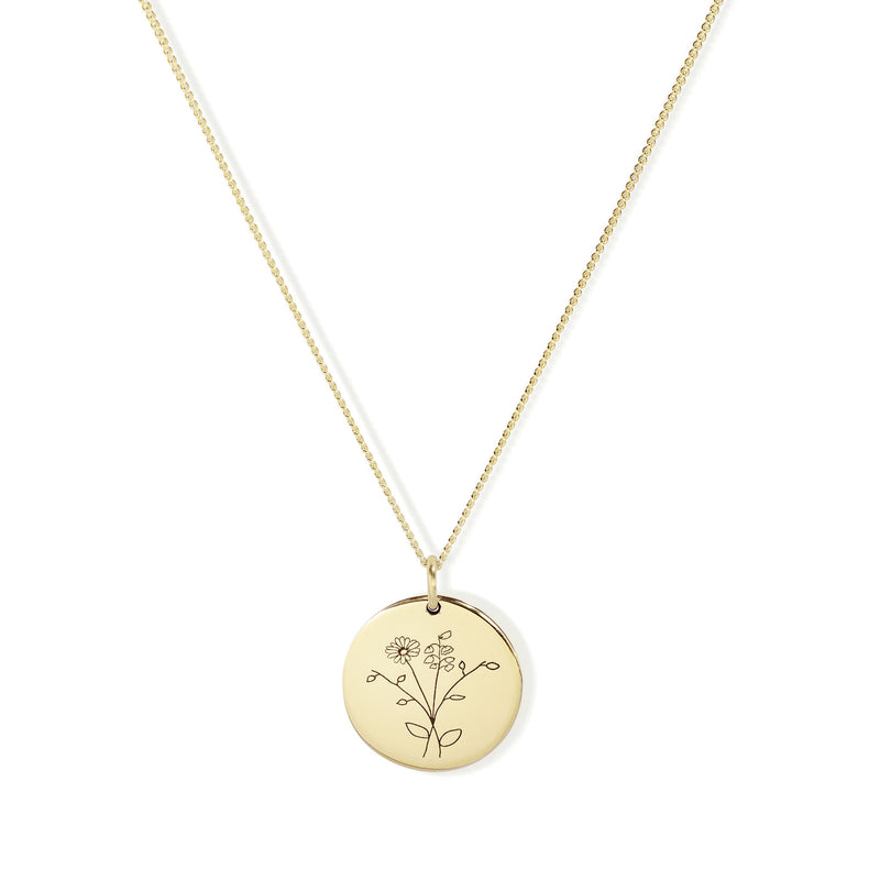 Gold Bouquet Necklace