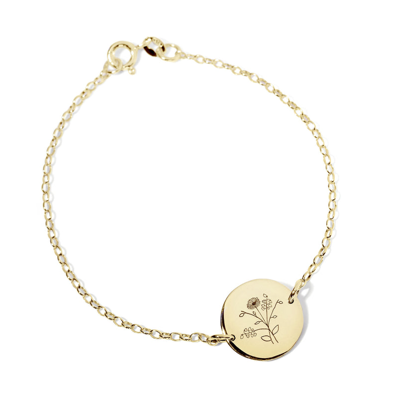 Gold Bouquet Bracelet