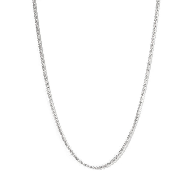 Sterling Silver Extendable Wheat Chain