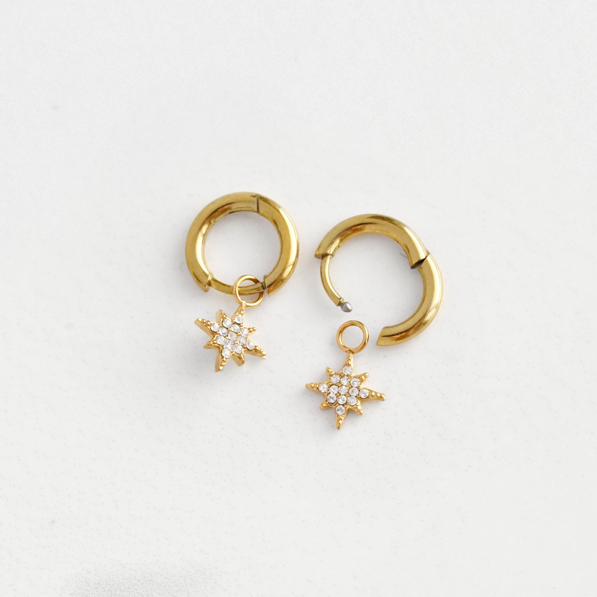 Dainty Dangling Hoop Earrings - sold separately