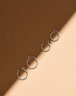 Classic hoop earrings