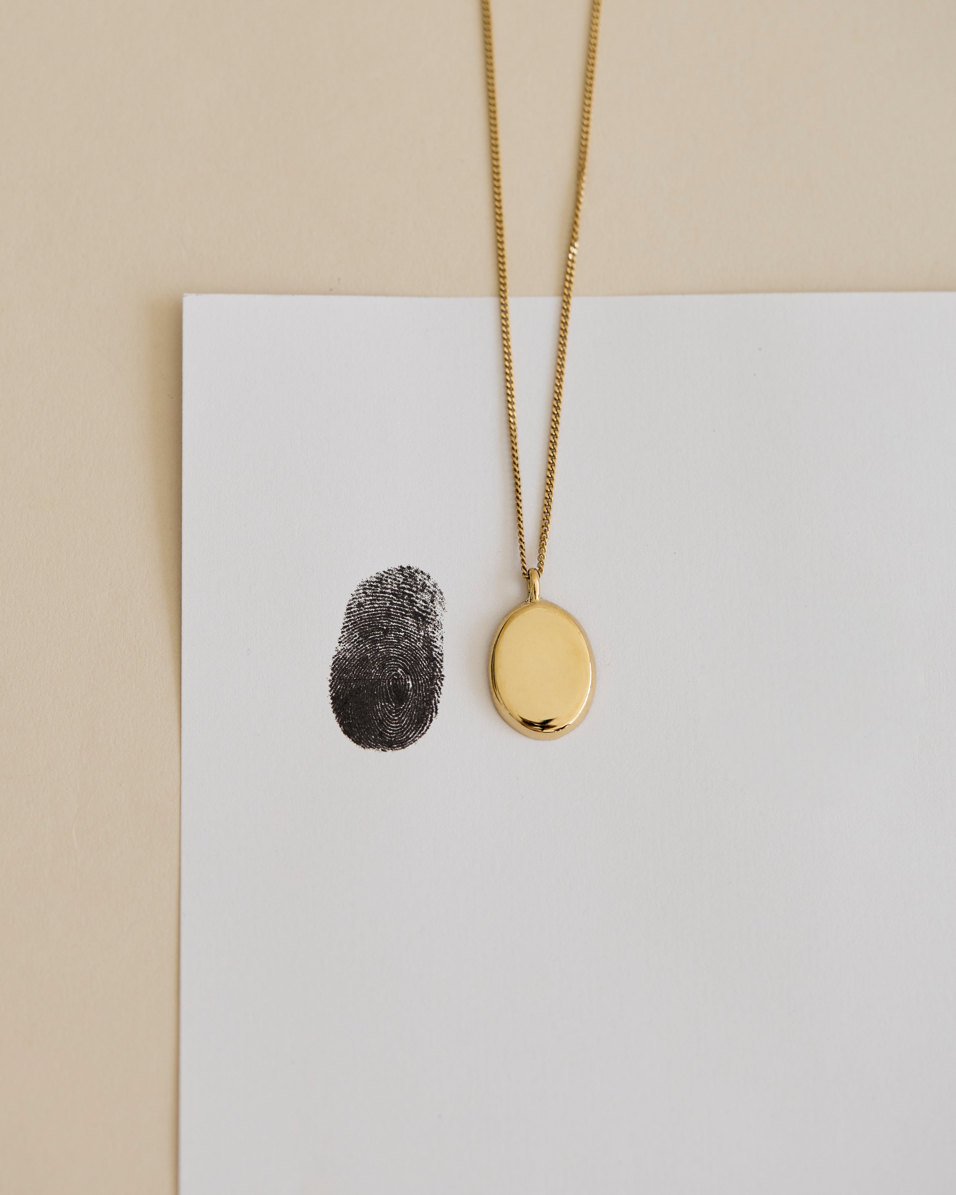 Finger Print Necklace