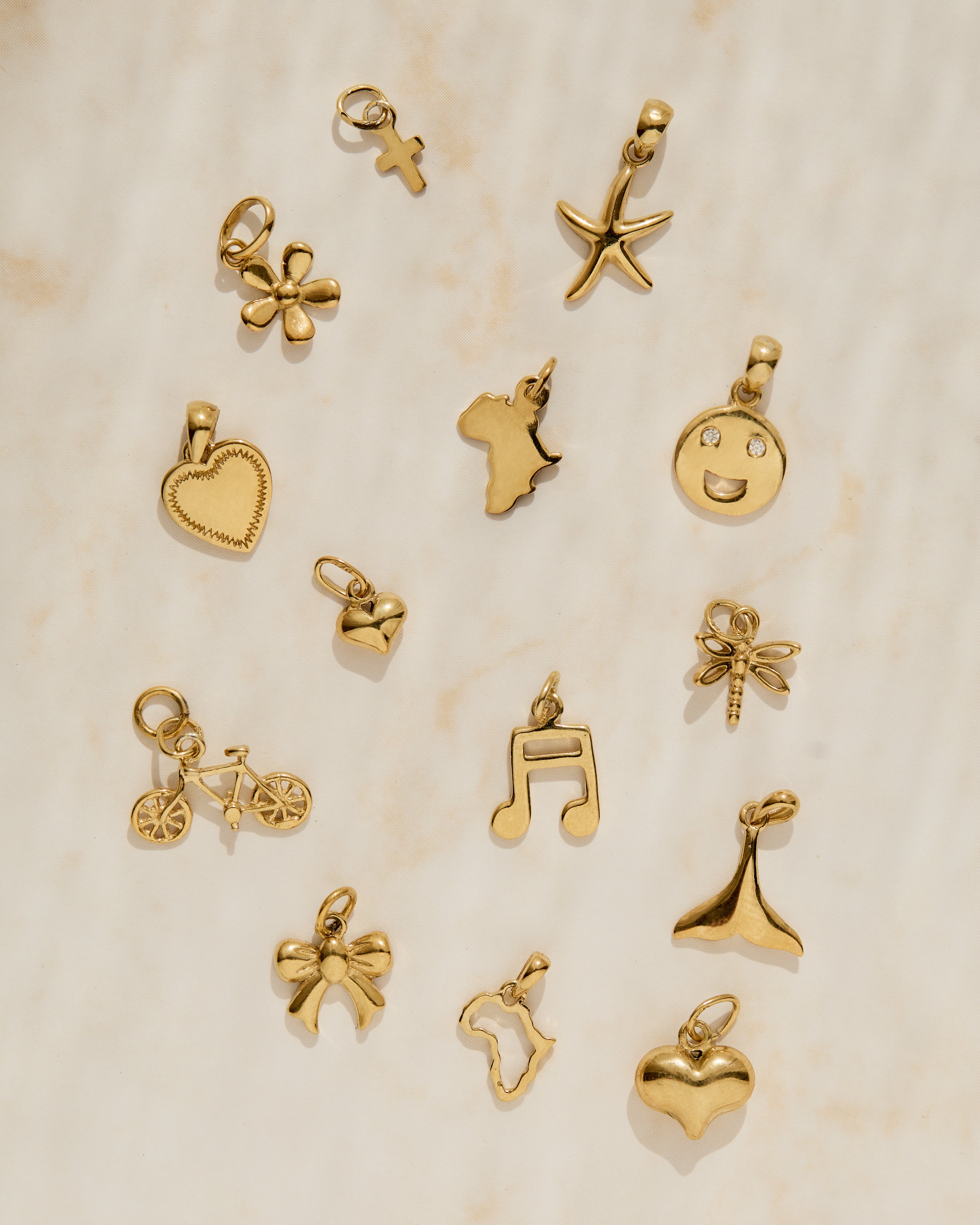 Sterling Silver - Gold plated new muse charms