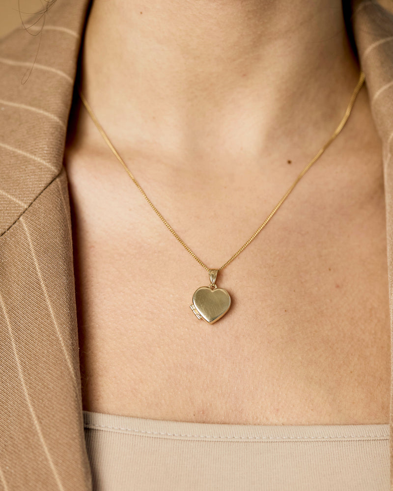 Gold Heart Locket