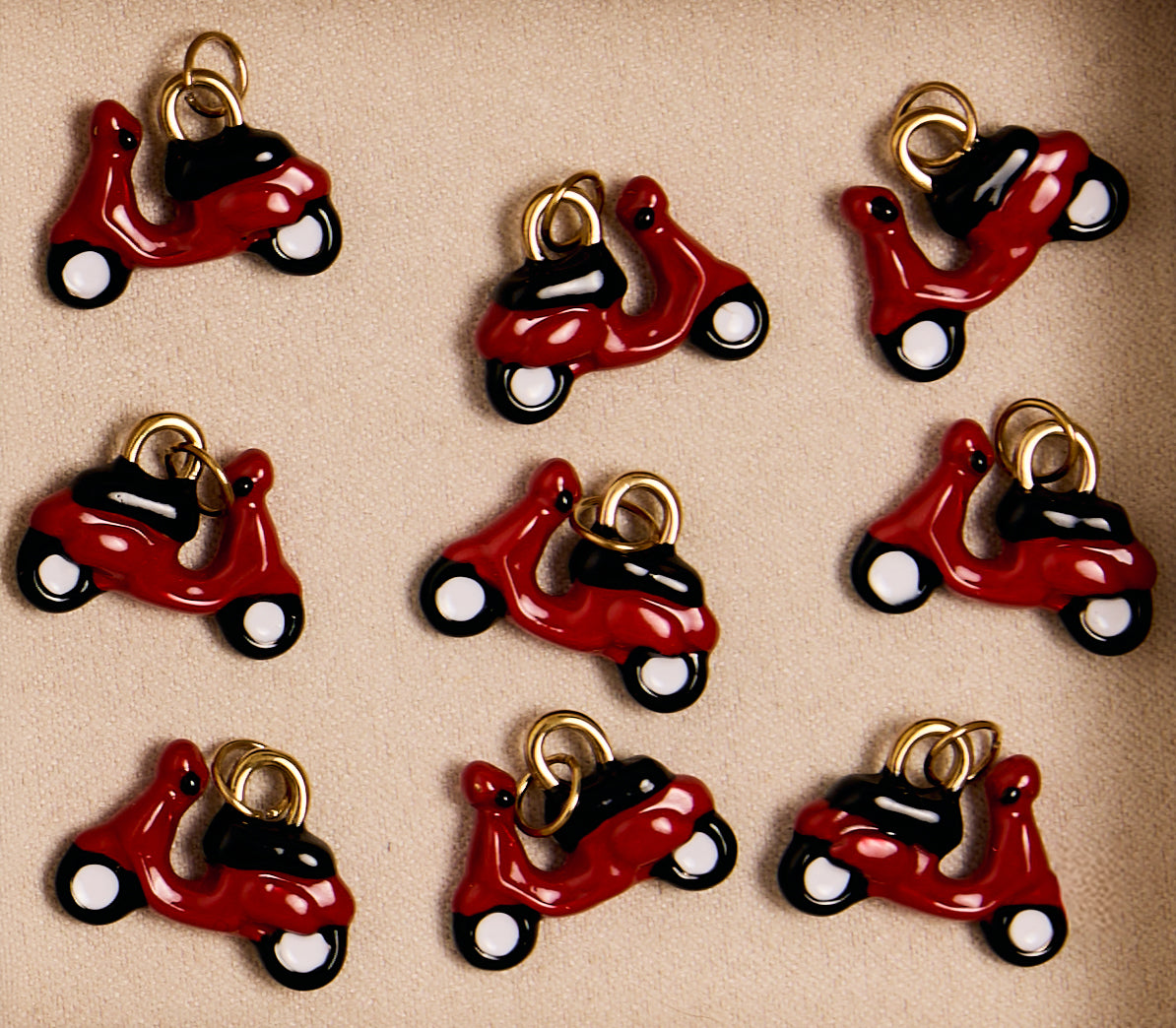 Red Scooter Charm
