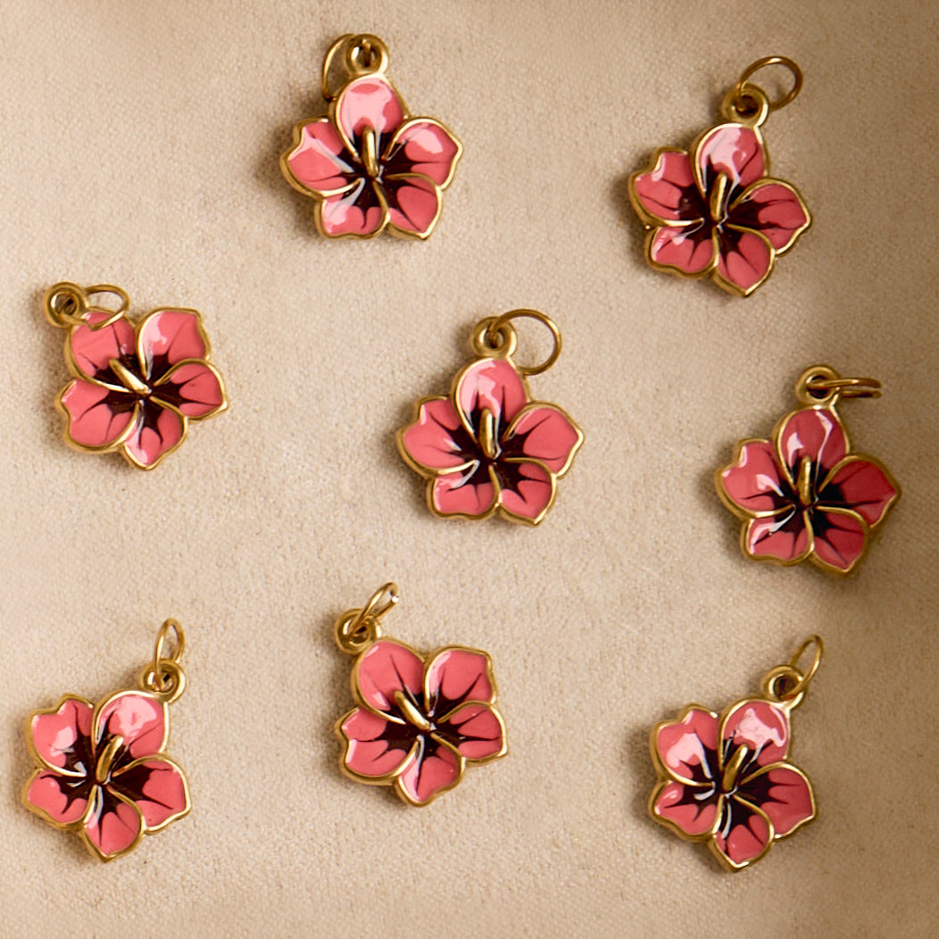 Flower charm