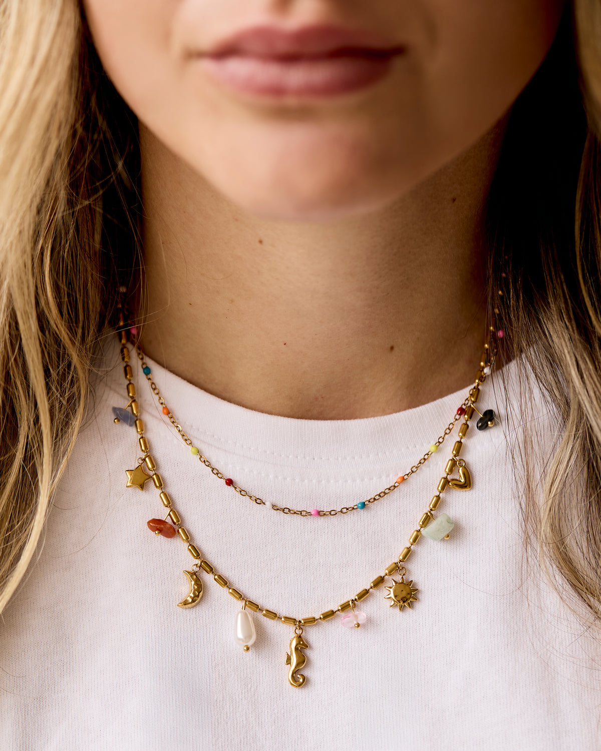 Summer Scatter Necklace