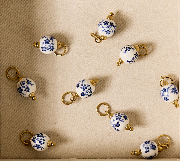 Blue Blossom Charm
